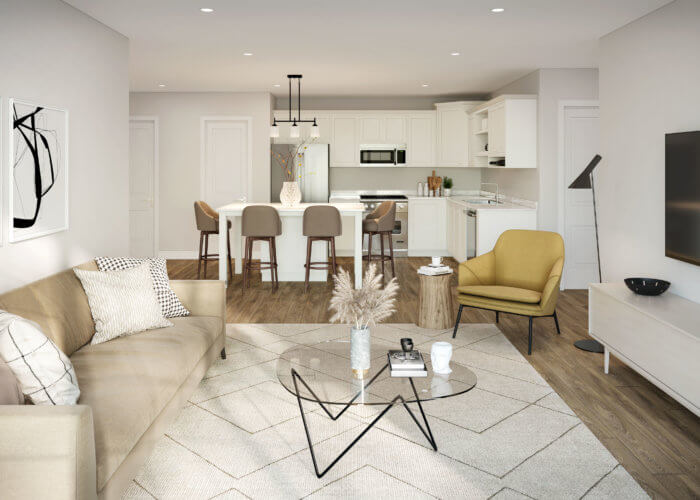 Arcadian Apartments for Rent Interior Living Room
